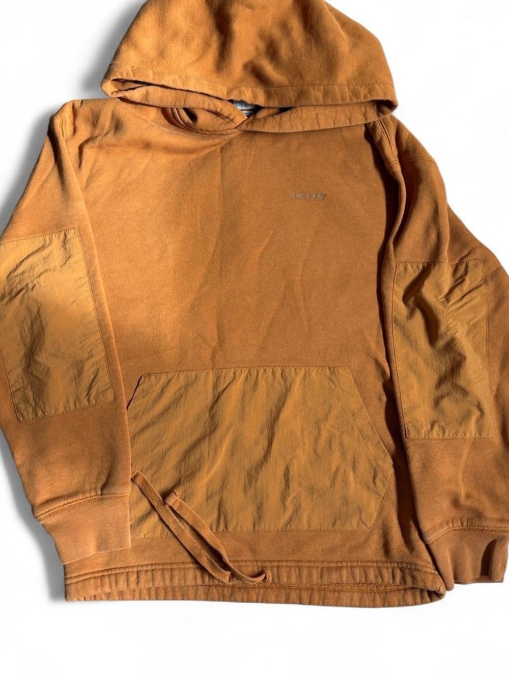 Levi's Burnt Orange Hooded Pullover Sweatshirt